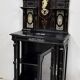 Ceremonial showcase in blackened pearwood, Napoleon III period - 1850