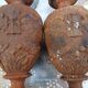 Pair of Cast Iron Fire Pots 1900: Charleville - Mézières