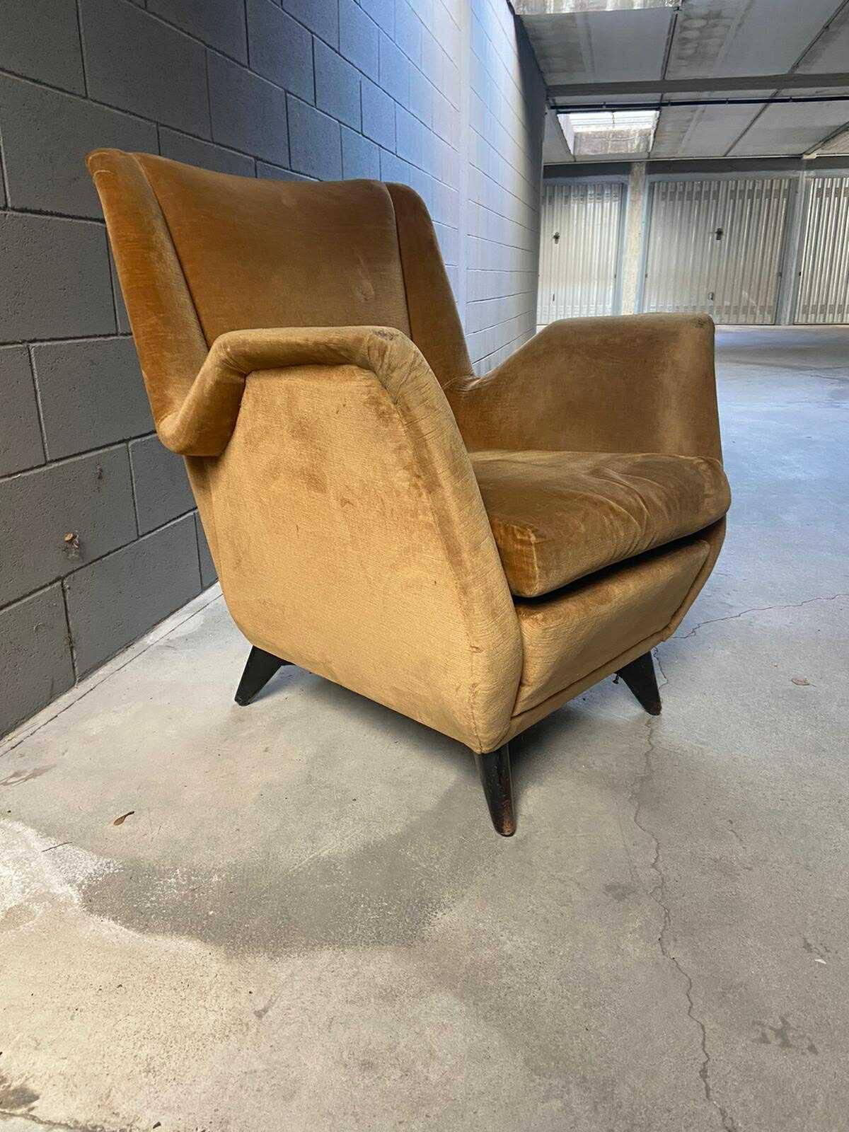 ISA Bergamo armchair. Italy 1950s.