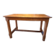 19th century farm table in solid oak