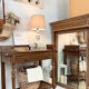 Restored vintage entry console