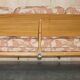 Vintage Ercol Windsor Studio 355 canapé / daybed, light wood, Mid-Century Modern design.