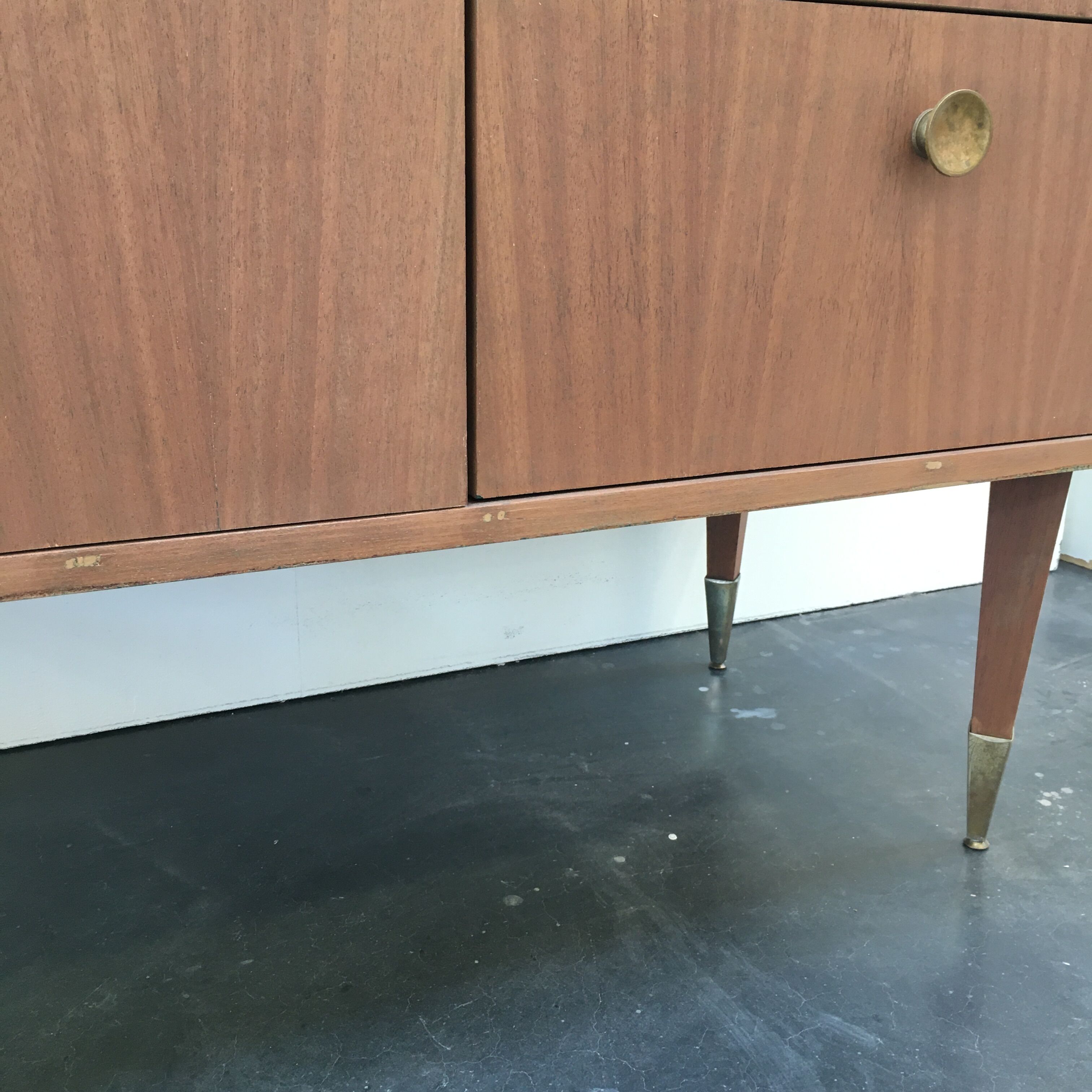 Scandinavian style teak chest of drawers