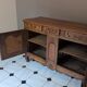 Antique Louis XV style sideboard in oak and walnut – 19th century / Early