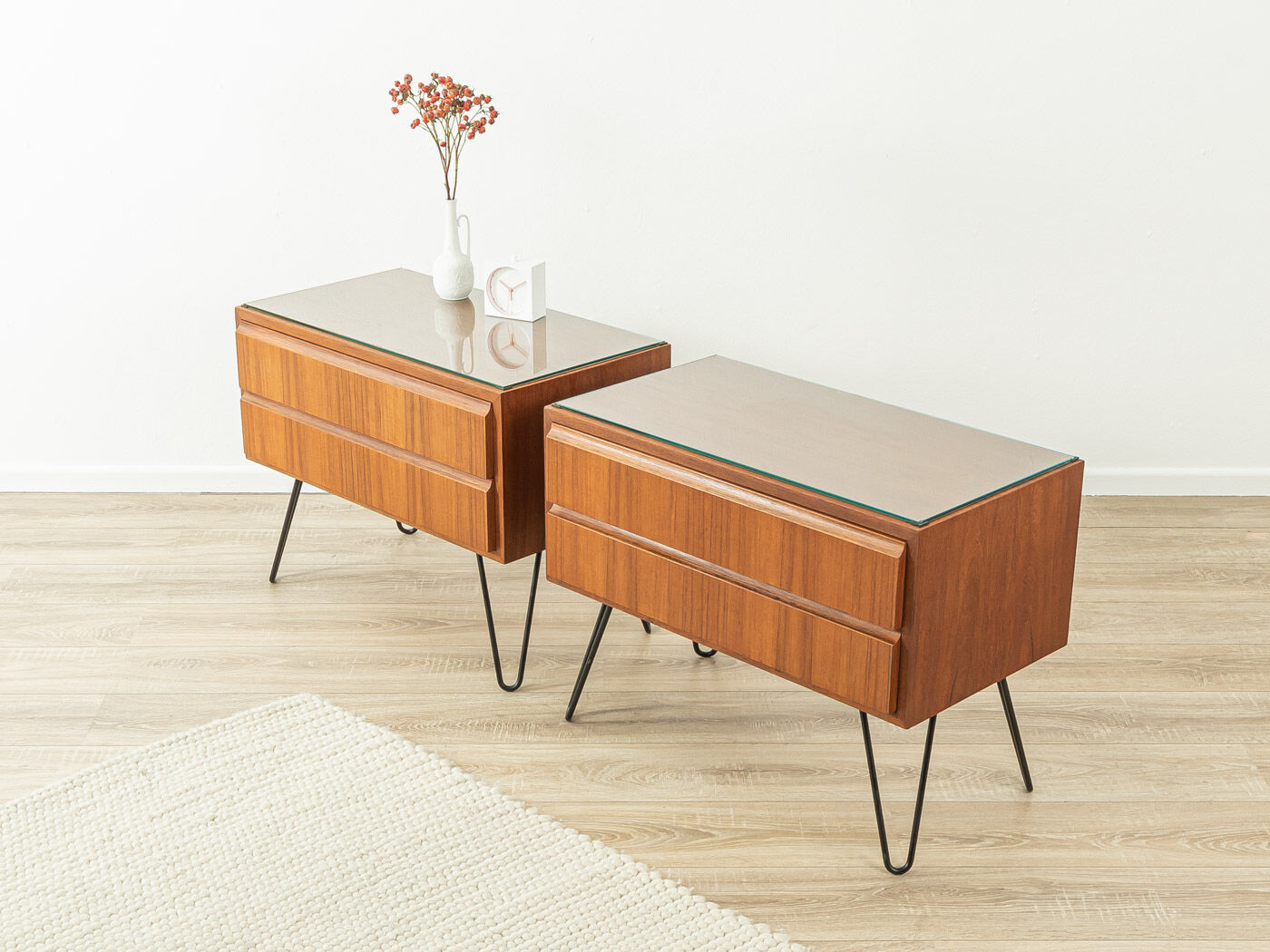 1950s Bedside Tables, Oldenburger Möbelwerkstätten