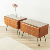 1950s Bedside Tables, Oldenburger Möbelwerkstätten
