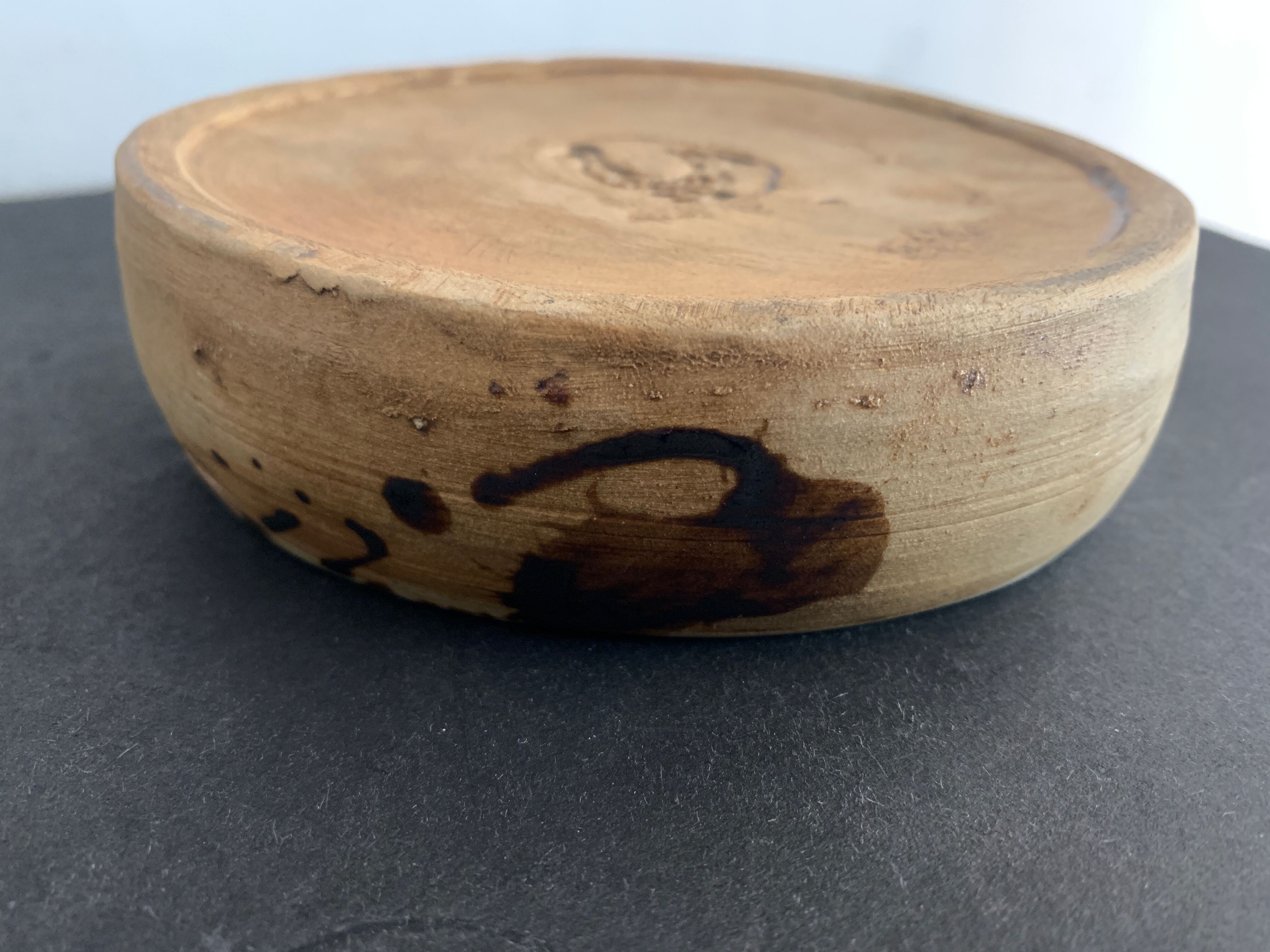 Ceramic ashtray Poterie la Colombe, 1970