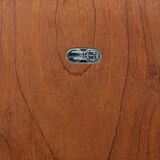 Mid-Century Teak Danish Round Dining Table, 1970s