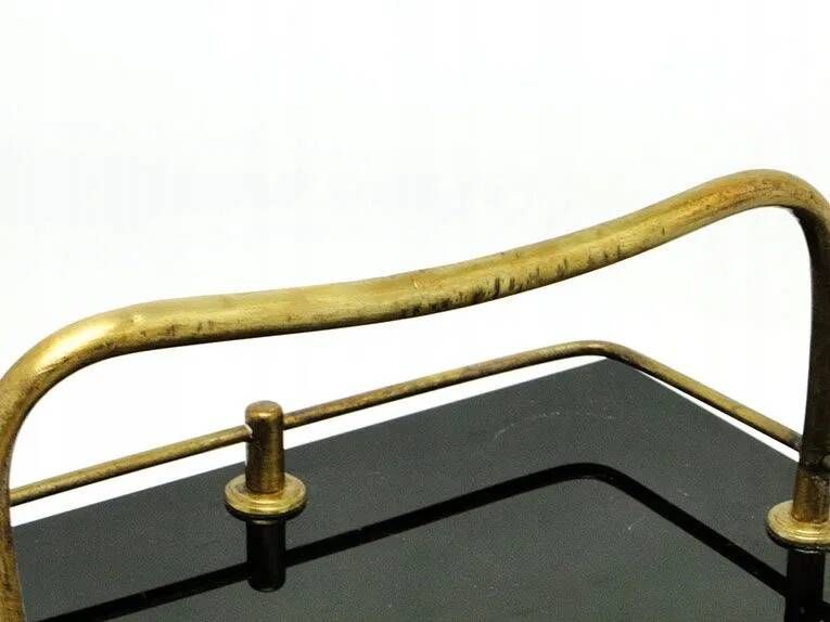G3v art deco tray for glasses with handle