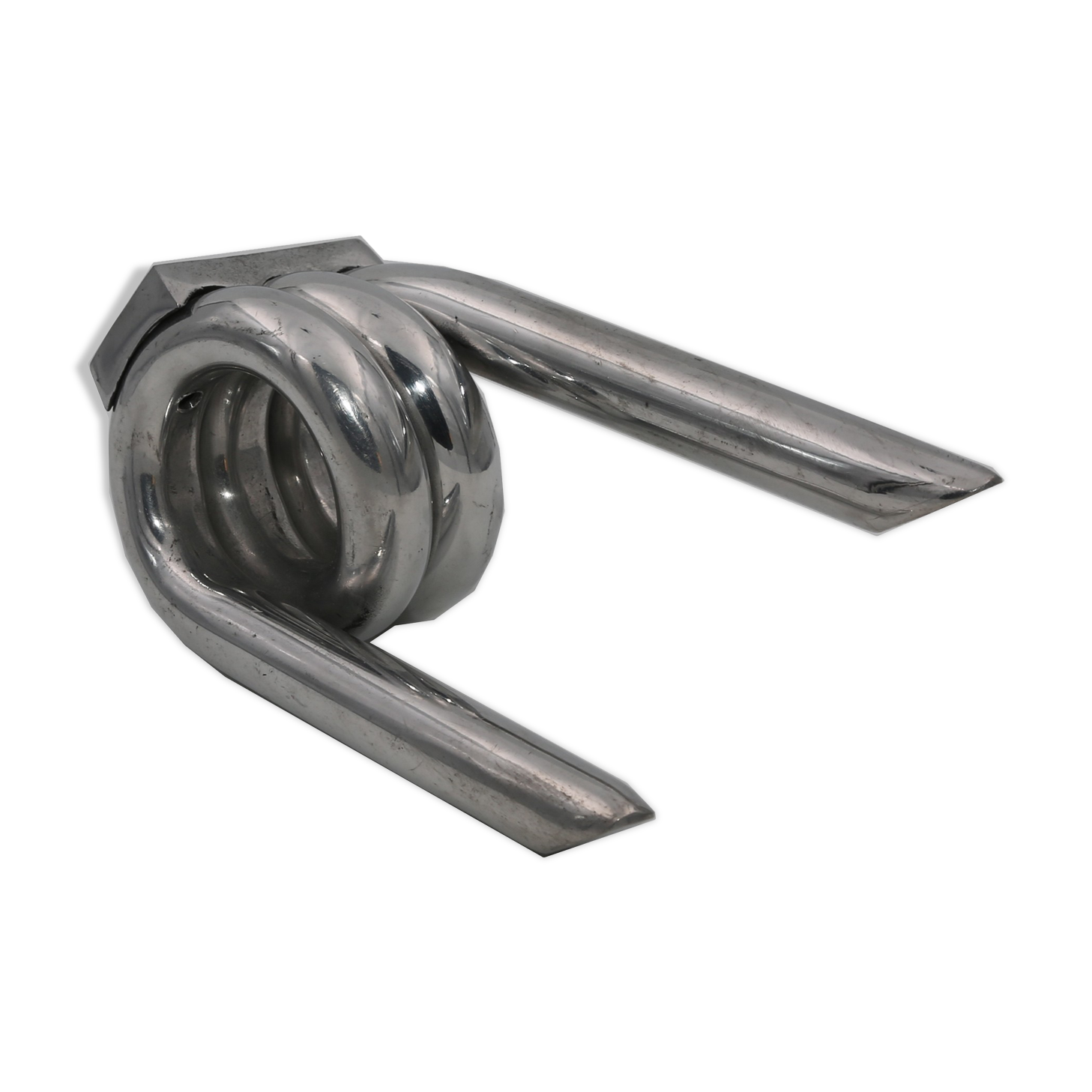 Vintage Chrome Barbed Wire Coathanger