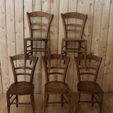 Série 5 chaises bistrot Luterma