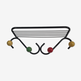 Vintage coat rack murals colorful balls