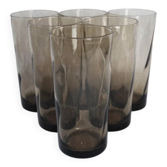 6 verres fumés long drink