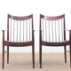 Pair of armchairs, side table, Danish in rosewood, Arne Vodder 1960.