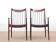 Pair of armchairs, side table, Danish in rosewood, Arne Vodder 1960.