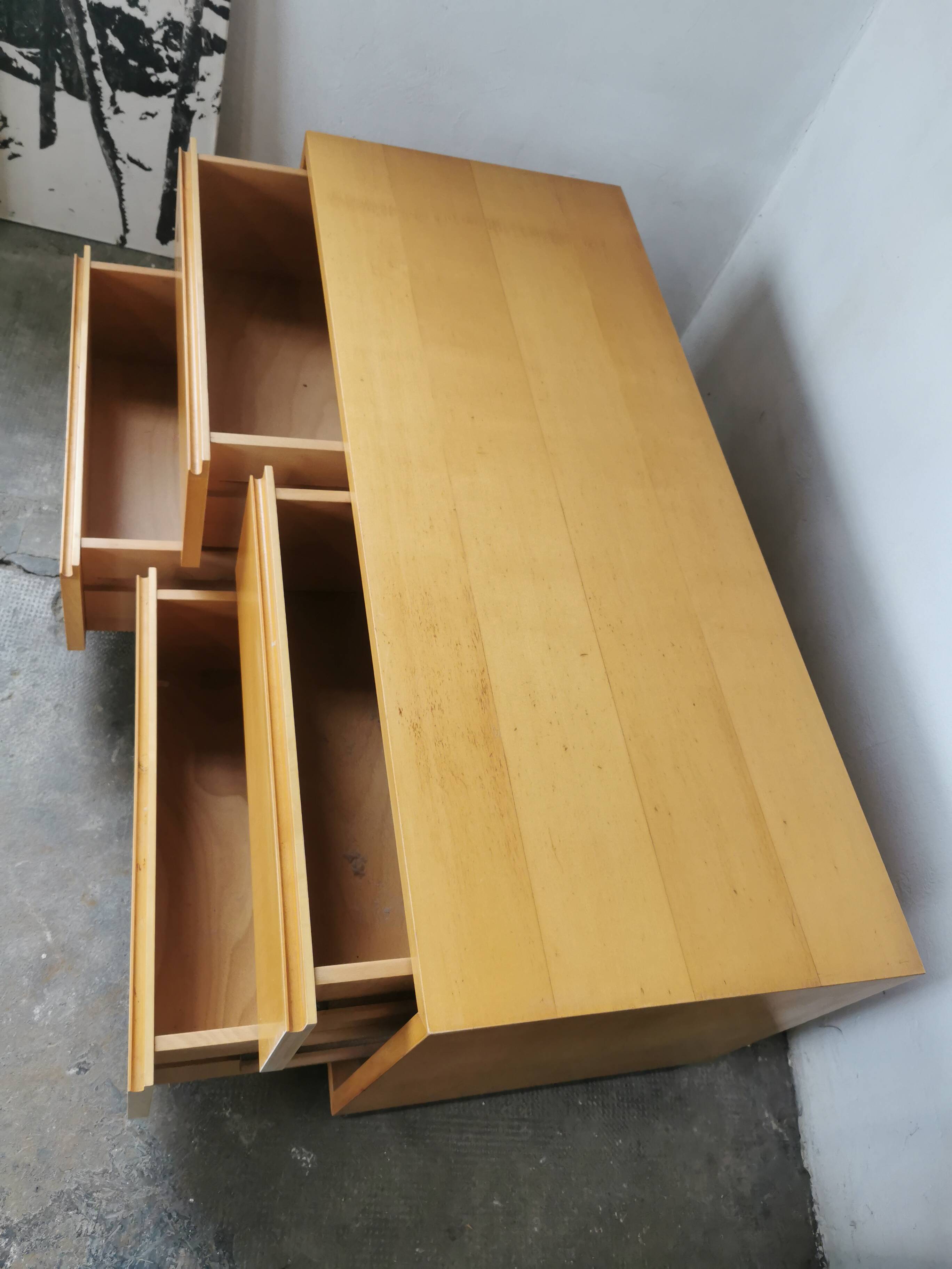 MK Mobel chest of drawers in elm from the 70s