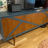 Restored vintage 60s low sideboard