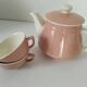 Teapot & duo cups Villeroy & Boch powder pink –