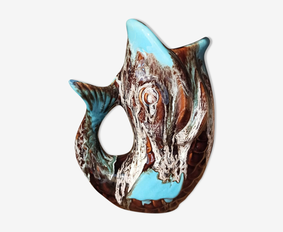Pichet poisson céramique