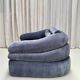 Velvet two seater 'Straccio', by De Pas, D'Urbino, Lomazzi