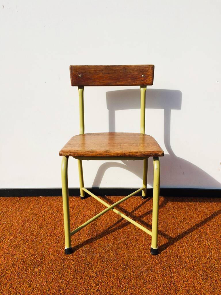 Tubax school chair. vintage 50s