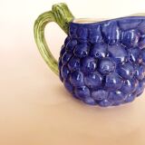 Pitcher in grape slurry