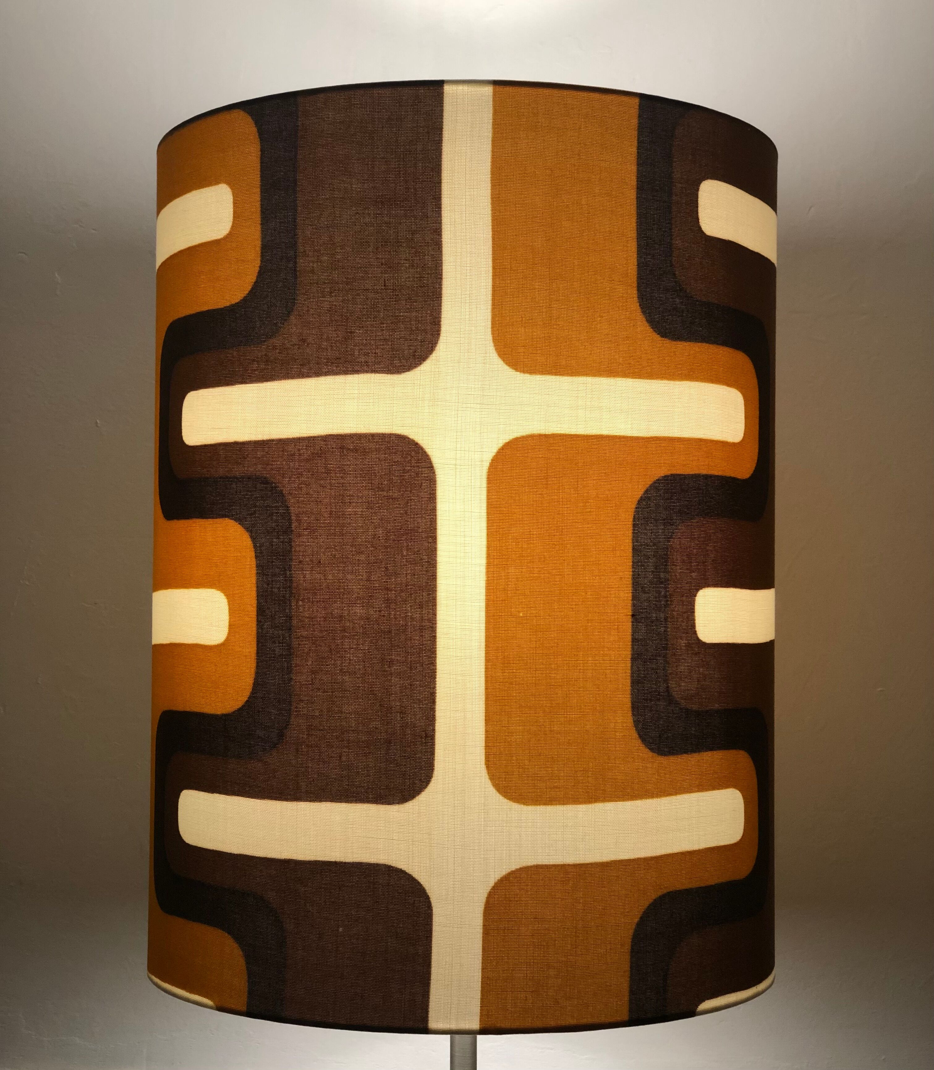 Lampshade Philadelphia H45 D35 - seventies fabric