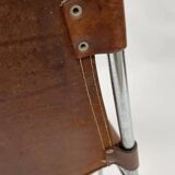 Chaise Les Arcs Cognac Design Dal Vera Mid Century