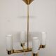 Arlus chandelier with 4 fires from the 50s/60s