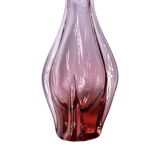 Glass vase, designed by M. Klinger, Železny Brod Sklo, Czechoslovakia, 1960s.