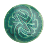 Decorated plate M.Lacoste Kergoel Quimper