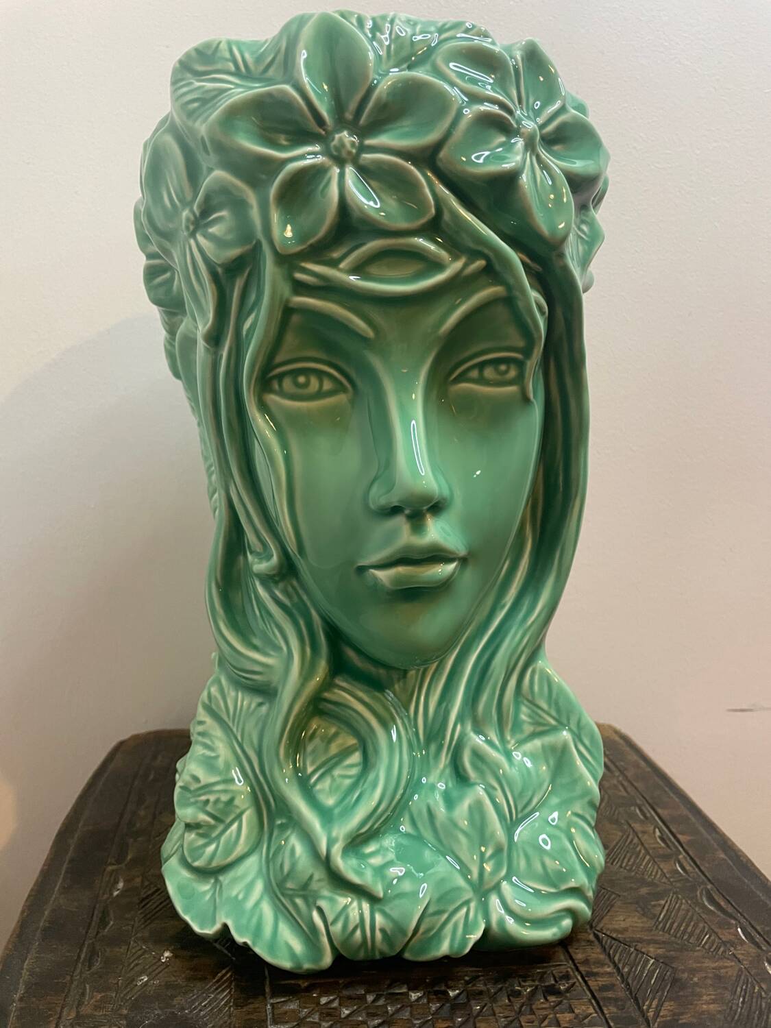 Art Nouveau head vase