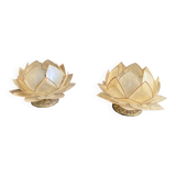 Lampe/apllique Lotus années 80