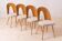 Set of 4 Mid Century Modern Dining Chairs by A.Šuman, Customizable Upholstery Available
