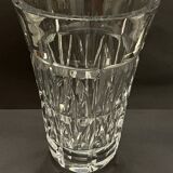 Carved crystal vase from Saint Louis