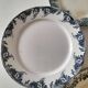 Set of 7 ironstone plates with floral friezes from the late 19th to early 20th century.