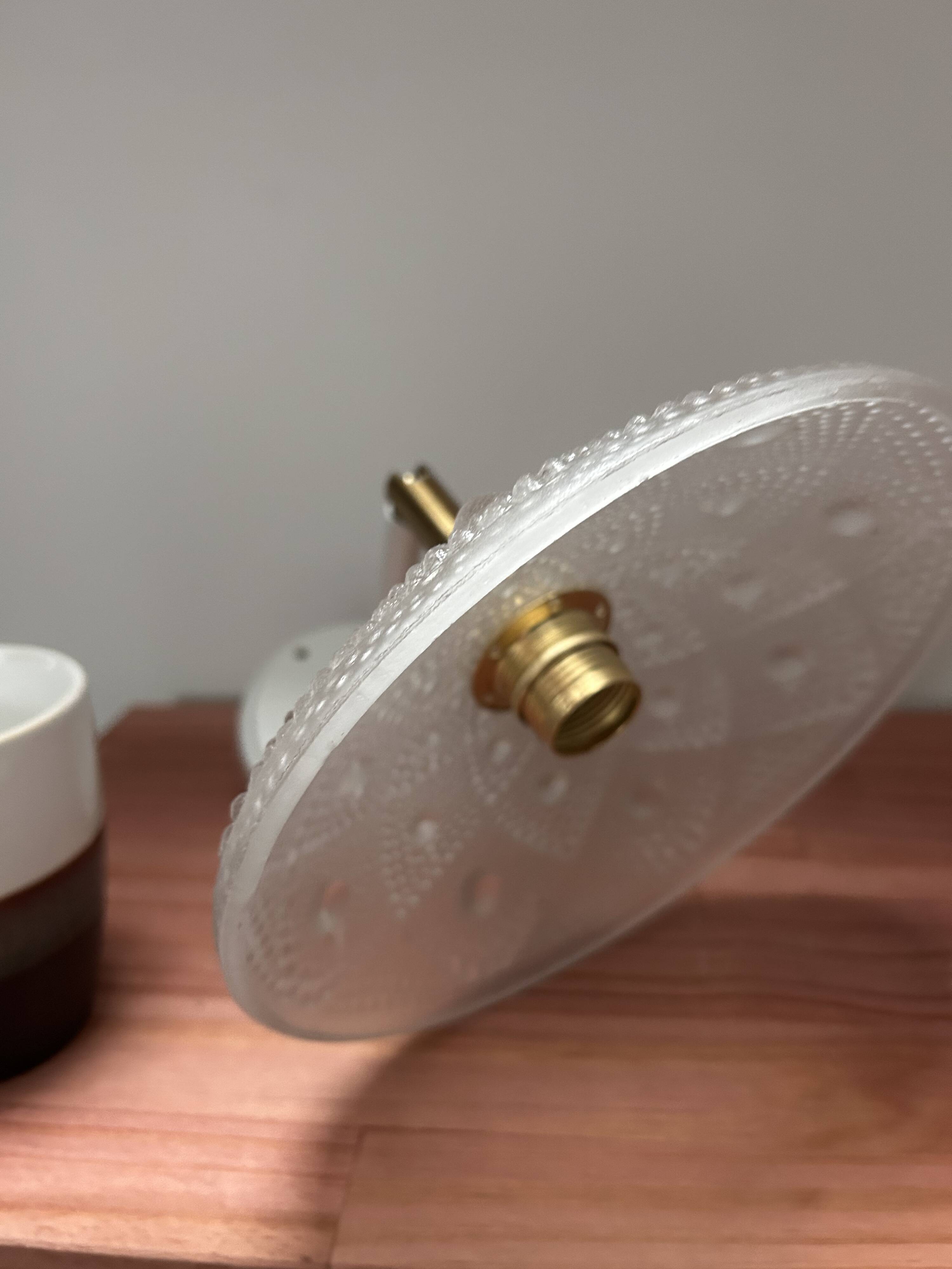 Vintage Glass Tilting Wall Light
