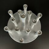 Aluminium candle holders for 13 candles, 1970s.