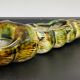 Vintage ashtray glazed ceramic shell