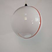 Space Age hanging lamp in plastic, Italy, 1970s