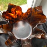 Tortoiseshell effect cut - handkerchief shape