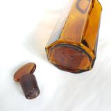 Apothecary bottle pharmacy bottle amber glass
