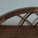 Vintage rattan shelf