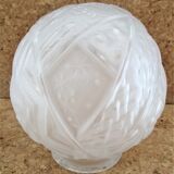 Globe verre boule Muller Frères Art Déco années 30