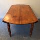 Round table with antique flaps