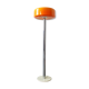 Floor Lamp Chrome and Orange, 1970's