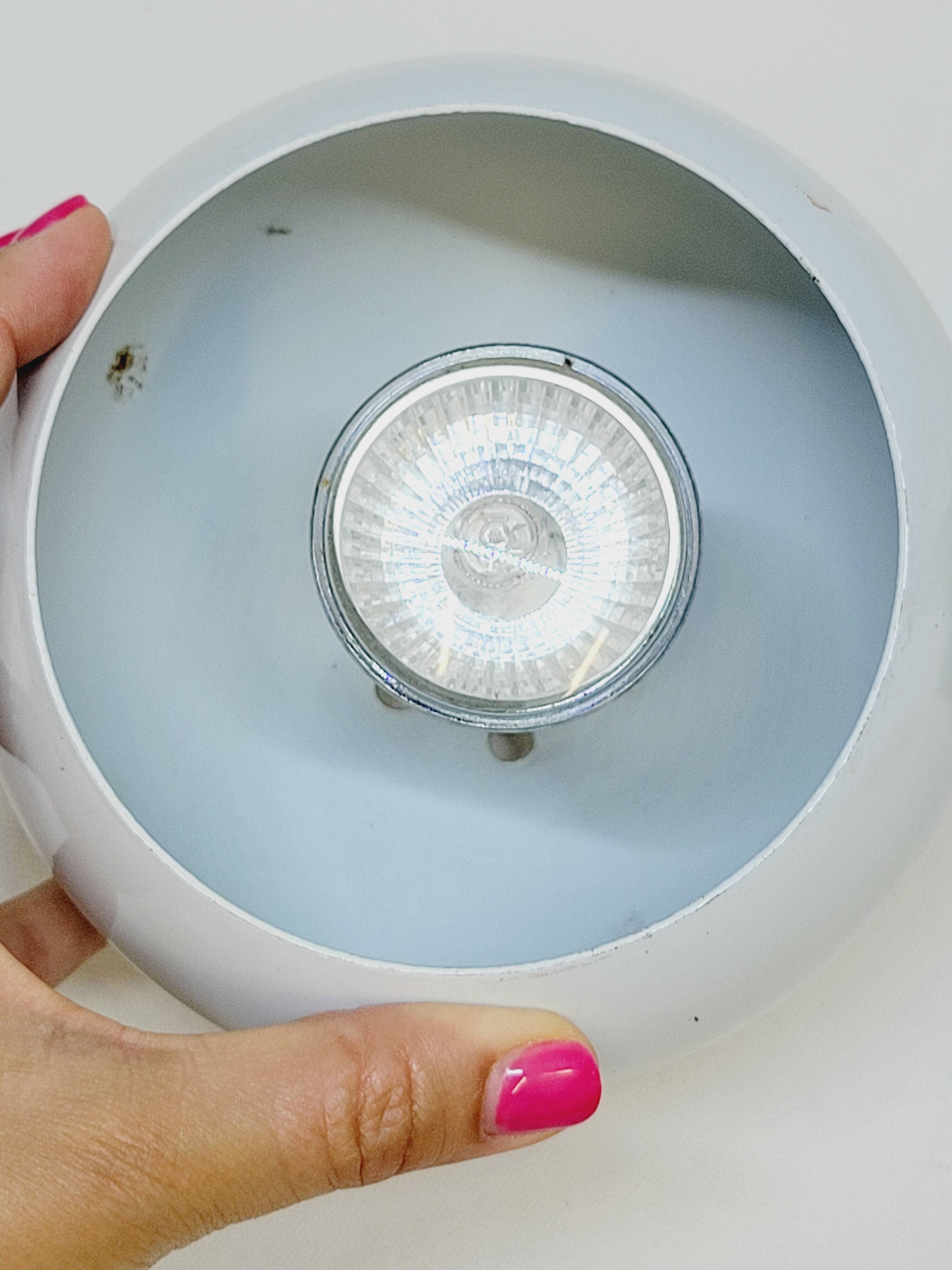 Magnetic Ball Lamp Horn Belysning White Eyeball Vintage Scandinavian Dane