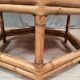 Hexagonal bamboo coffee table