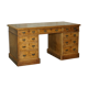 Victorian Oak Partner's Desk circa 1883