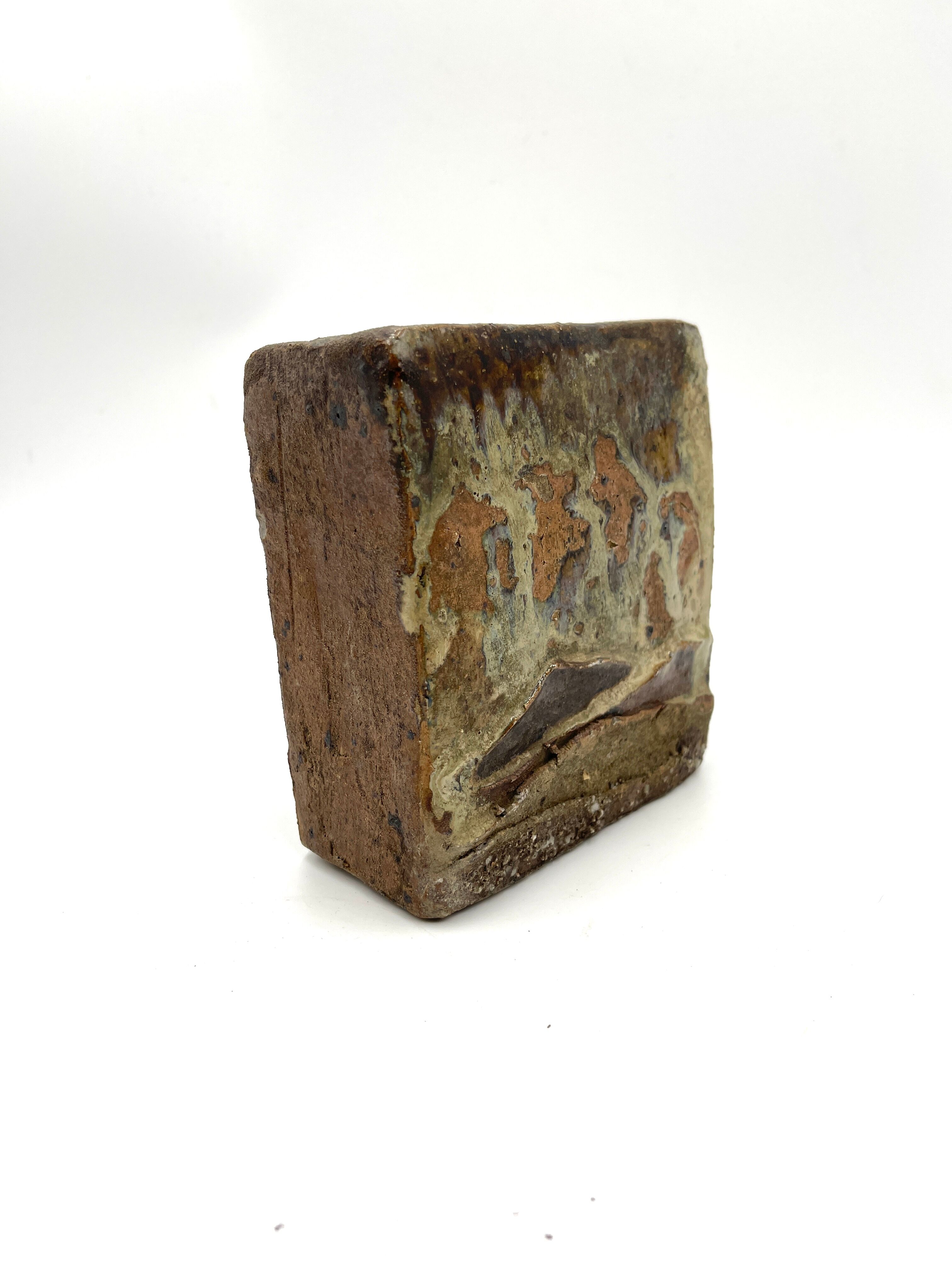 Landscape vase by Claude Gaget the 70th ceramic terminal